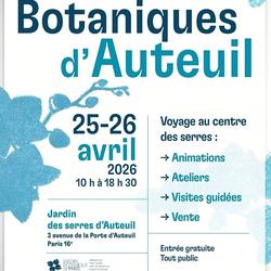 Plante Botaniques d'Auteuil we du 25 & 26 avril